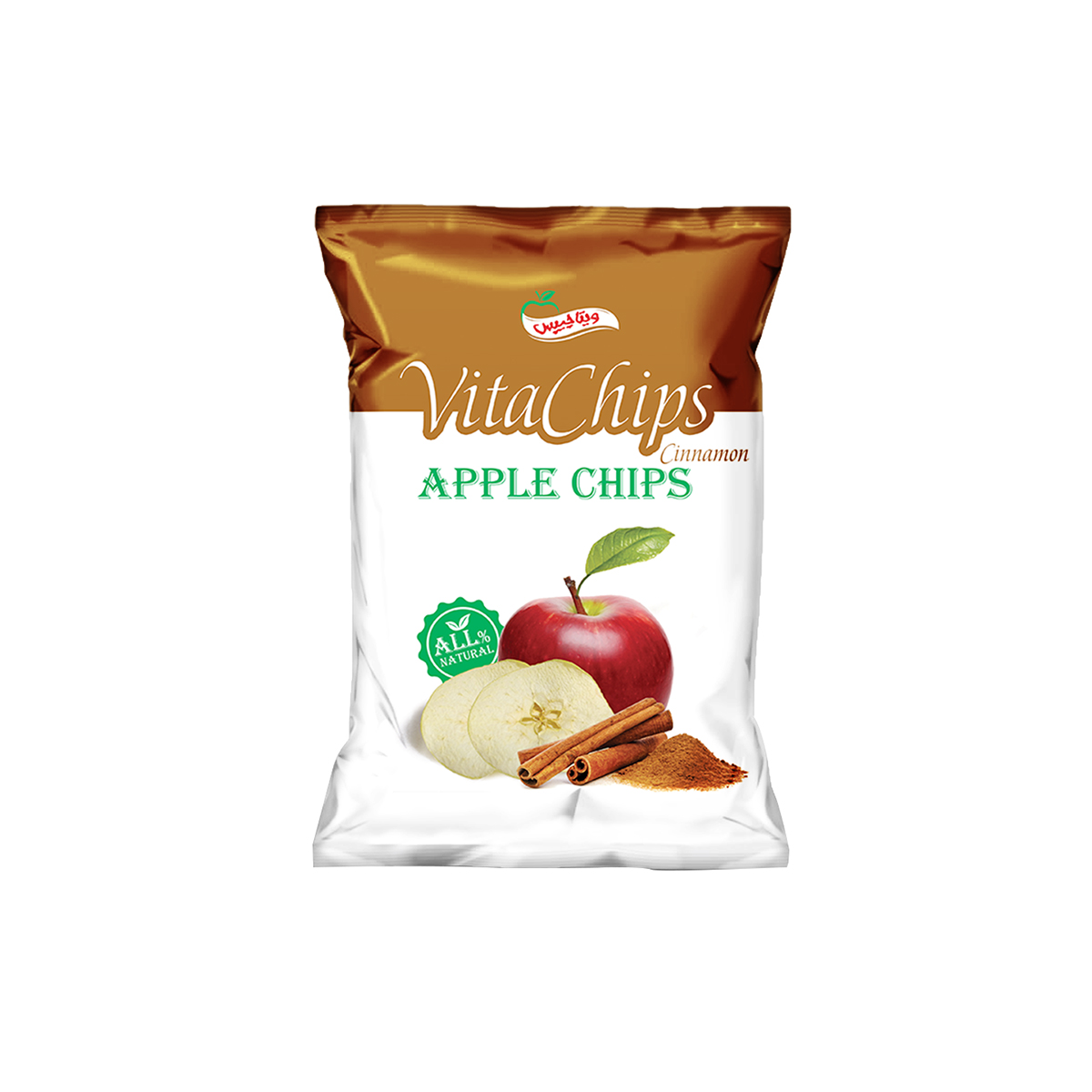 چیپس سیب دارچینی ویتاچیپس مقدار 40 گرم