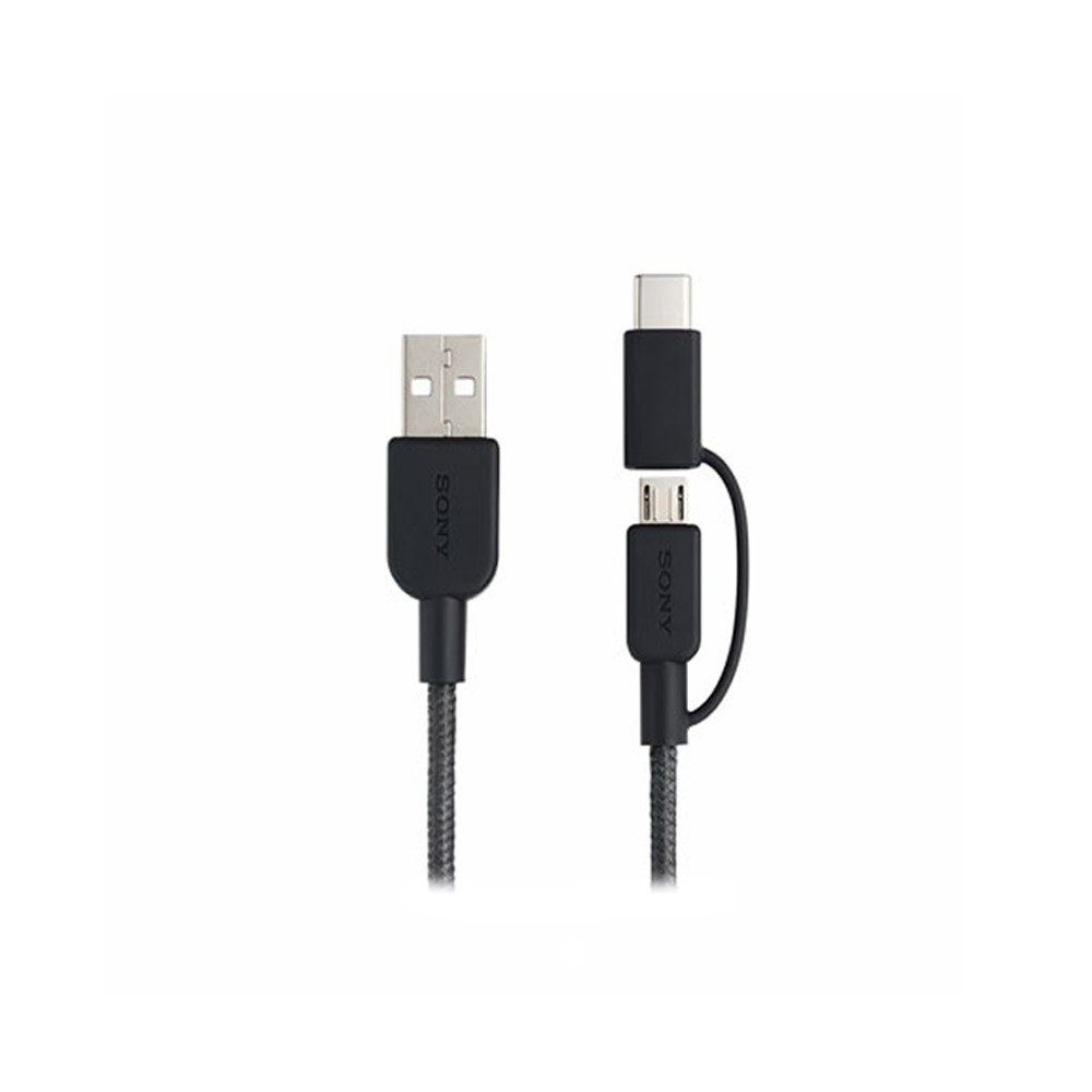 کابل تبدیل USB به USB-C / microUSB سونی مدل CP-ABCP150 طول 1.5 متر