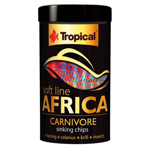 غذای ماهی تروپیکال مدل SOFT LINE Africa Carnivor کد025 وزن 52 گرم