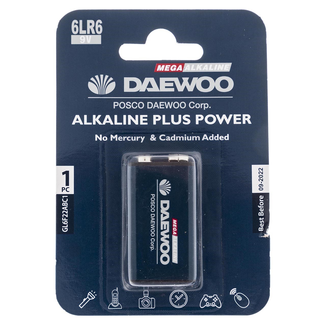 باتری کتابی دوو مدل Alkaline plus Power