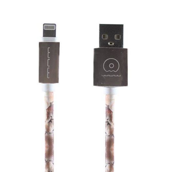 کابل تبدیل USB به لایتنینگ دبلیو یو دبلیو مدل X01 طول یک متر