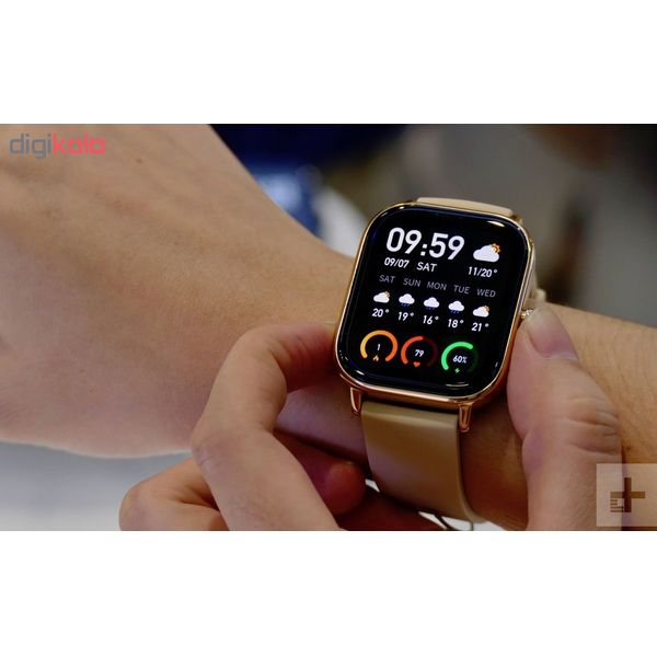 ساعت هوشمند امیزفیت مدل GTS بند لاستیکی