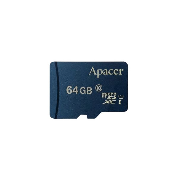 کارت حافظه‌ microSDHC اپیسر مدل IP33 کلاس 10 استانداردUHS-I U1 سرعت 45MBps ظرفیت 64 گیگابایت