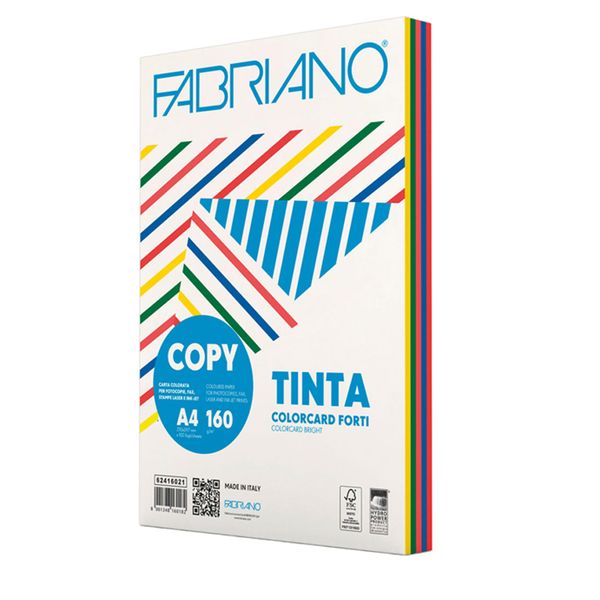 مقوا رنگی فابریانو مدل TintaForti سایز 30x21 سانتی متر بسته 100 عددی