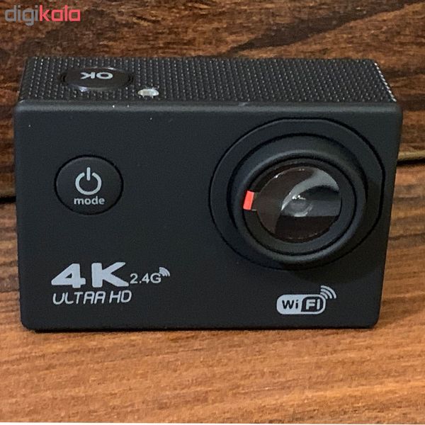 دوربین فیلم برداری ورزشی مدل 4SU به همراه لوازم جانبی