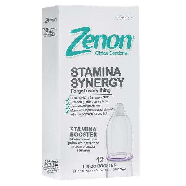 کاندوم زنون مدل stamina synegy بسته 12 عددی
