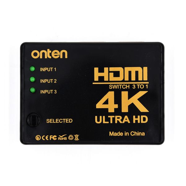 سوئیچ 3 به 1 HDMI اونتن مدل OTN-7593