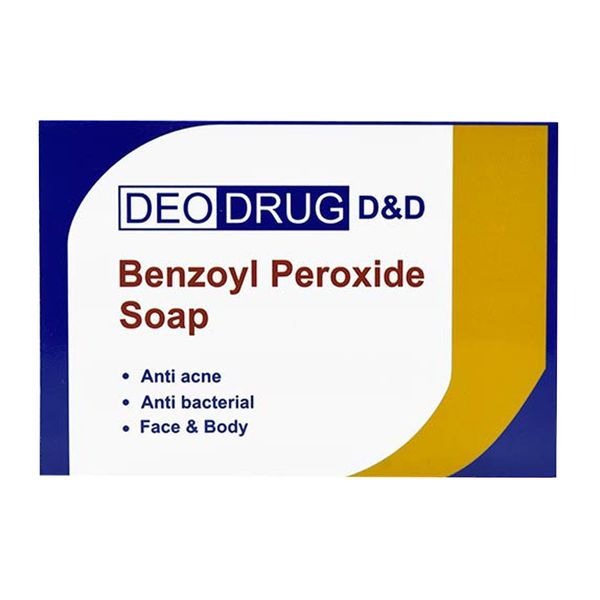 صابون ضد آکنه دئو دراگ مدل Benzoyl Peroxide وزن 90 گرم
