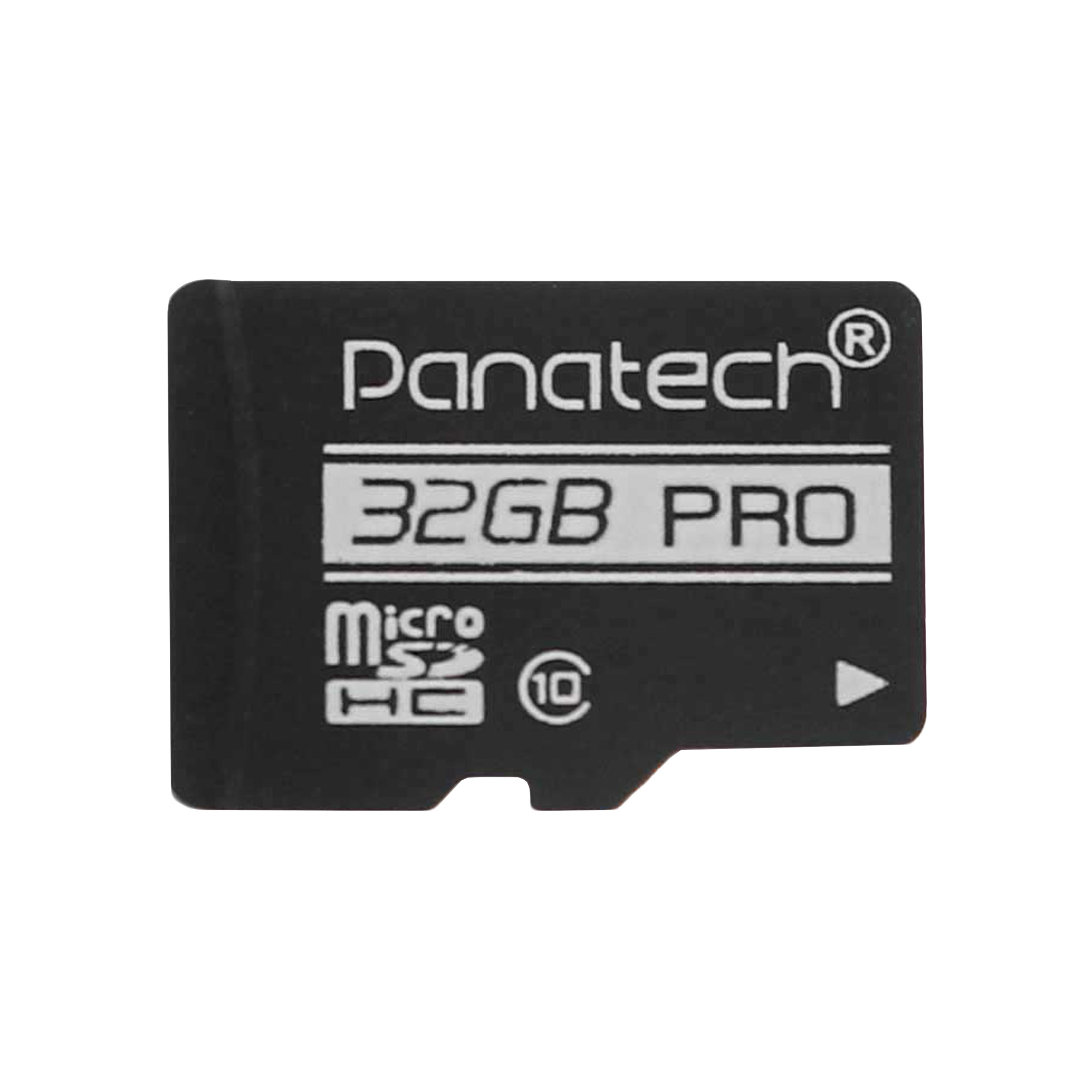 کارت حافظه‌ microSDHC پاناتک مدل bk کلاس 10 استاندارد UHS-I سرعت 30MBps ظرفیت 32 گیگابایت