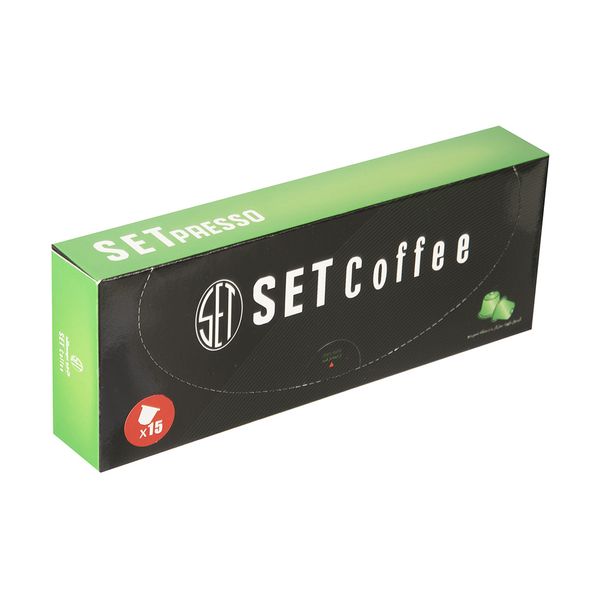 کپسول قهوه ست مدل Green بسته 15 عددی