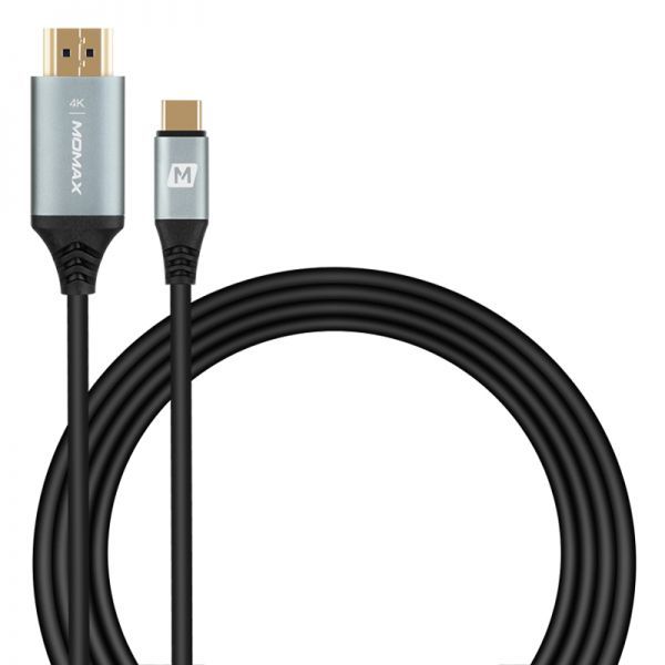کابل تبدیل USB-C به HDMI مومکس مدل DTH2E طول 2 متر