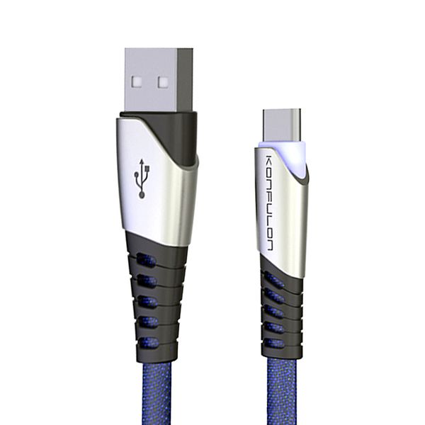 کابل تبدیل USB به USB-C کانفلون مدل DC18 طول 1 متر