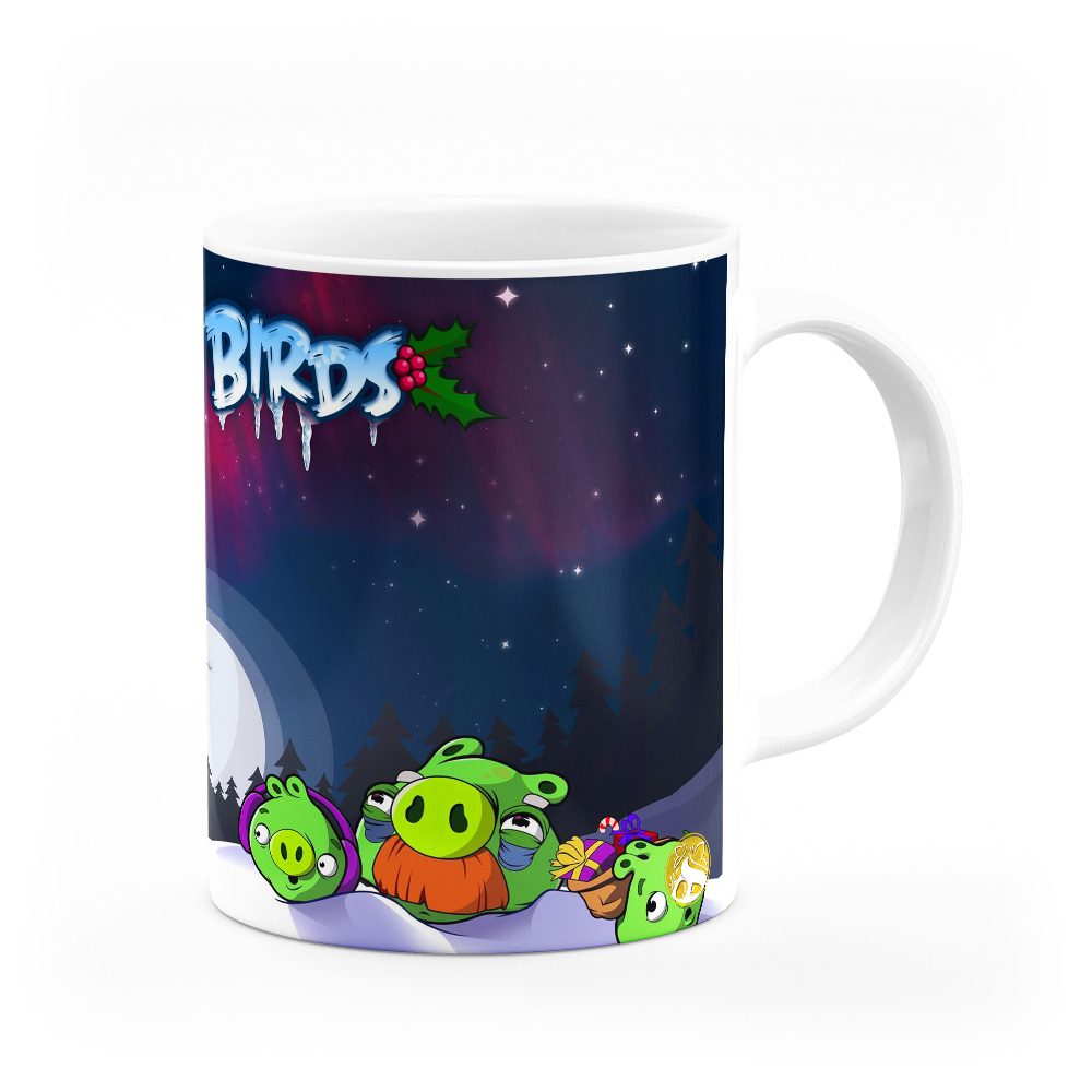 ماگ هومرو طرح انیمیشن پرندگان خشمگین The Angry Birds مدل MG3232