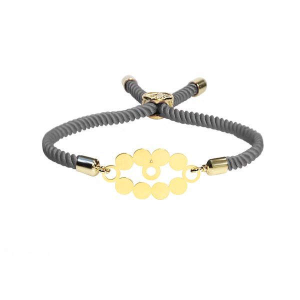 دستبند طلا 18 عیار زنانه آبستره کد DCB01