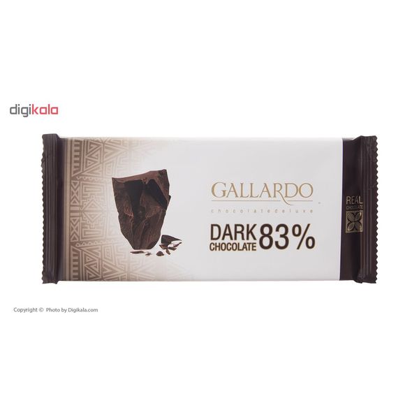 شکلات تلخ 83 درصدگالاردو فرمند مقدار 65 گرم