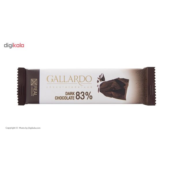شکلات تلخ 83 درصدگالاردو فرمند مقدار 23گرم