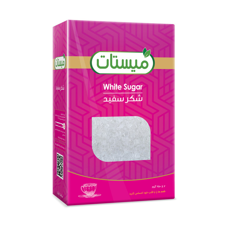 شکر سفید میستات مقدار 750 گرم