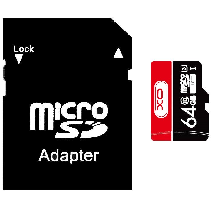 کارت حافظه microSDHC ایکس او مدل SPEED FLASH کلاس 10 استاندارد UHS-I U3 سرعت 90MBps ظرفیت 64 گیگابایت به همراه آداپتور SD