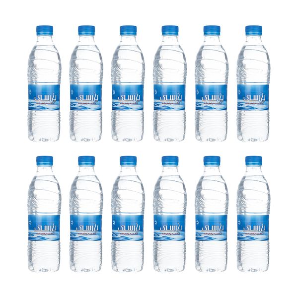 آب آشامیدنی تصفیه شده پارسی مقدار 0.5 لیتر بسته 12 عددی