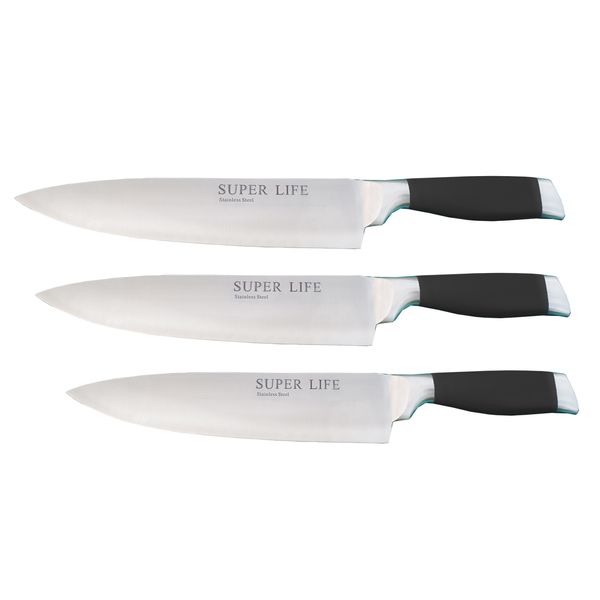 چاقو آشپزخانه سوپر لایف مدل SP-5 مجموعه 3 عددی