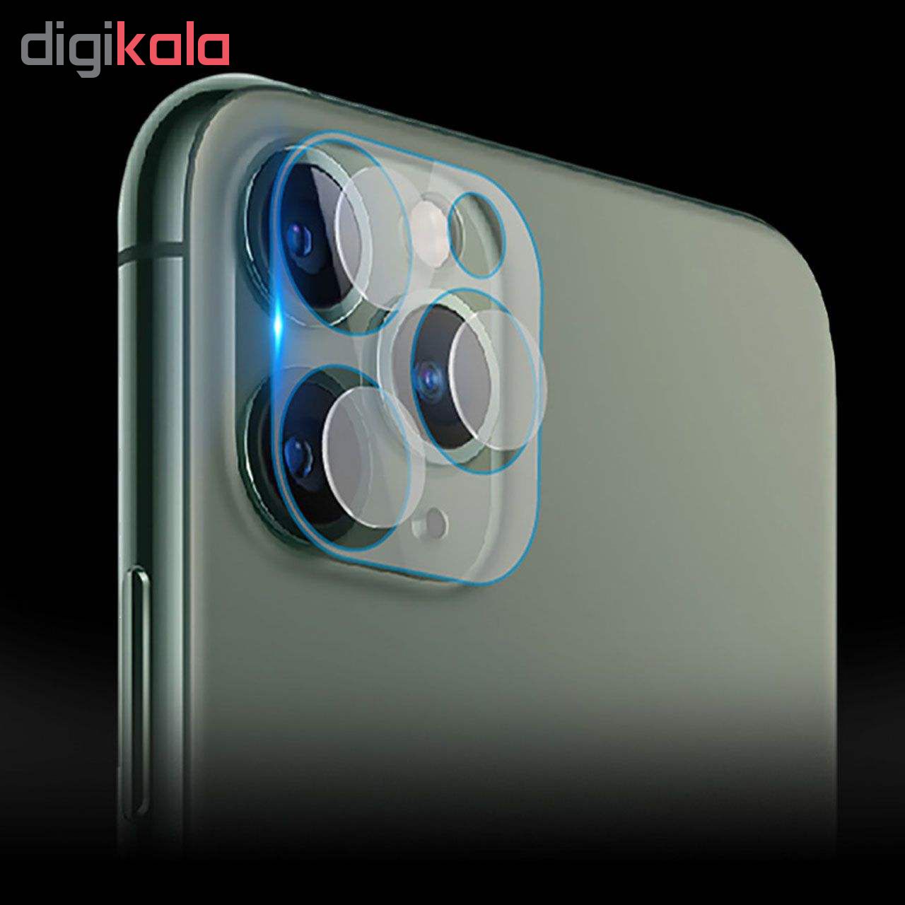محافظ لنز دوربین مدل TC-11 مناسب برای گوشی موبایل اپل iPhone 11 Pro max