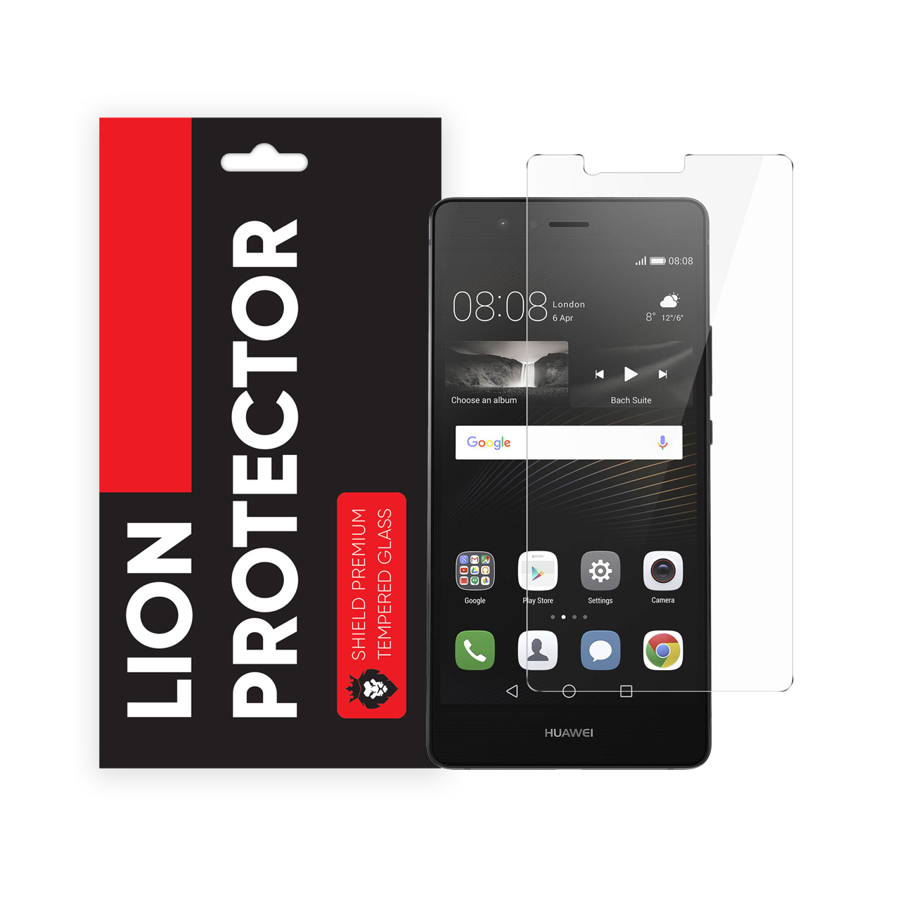 محافظ صفحه نمایش شیلد مدل Lion GLS مناسب برای گوشی موبایل هوآوی P9 Lite