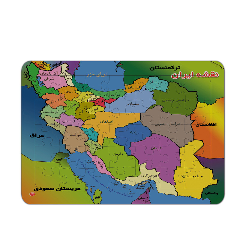 پازل 35 تکه مدل نقشه ایران