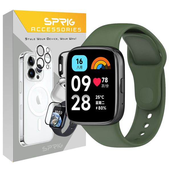 بند اسپریگ مدل SIC مناسب برای ساعت هوشمند شیائومی Redmi Watch 3 Lite