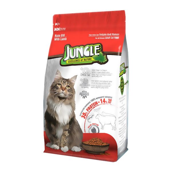 غذای خشک گربه جانگل مدل La01 وزن 1.5 کیلوگرم