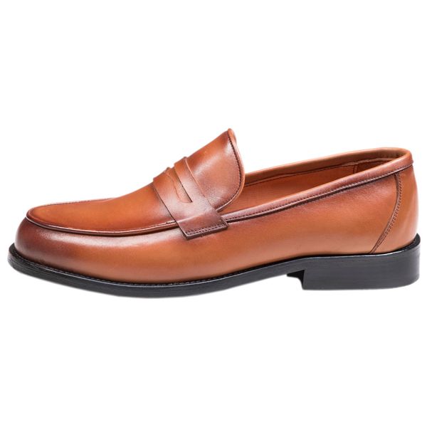 کفش مردانه سی سی مدل لوفر رنگ عسلی