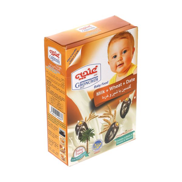 غذای کودک گندمین غنچه پرور با طعم شیر و خرما - 250 گرم