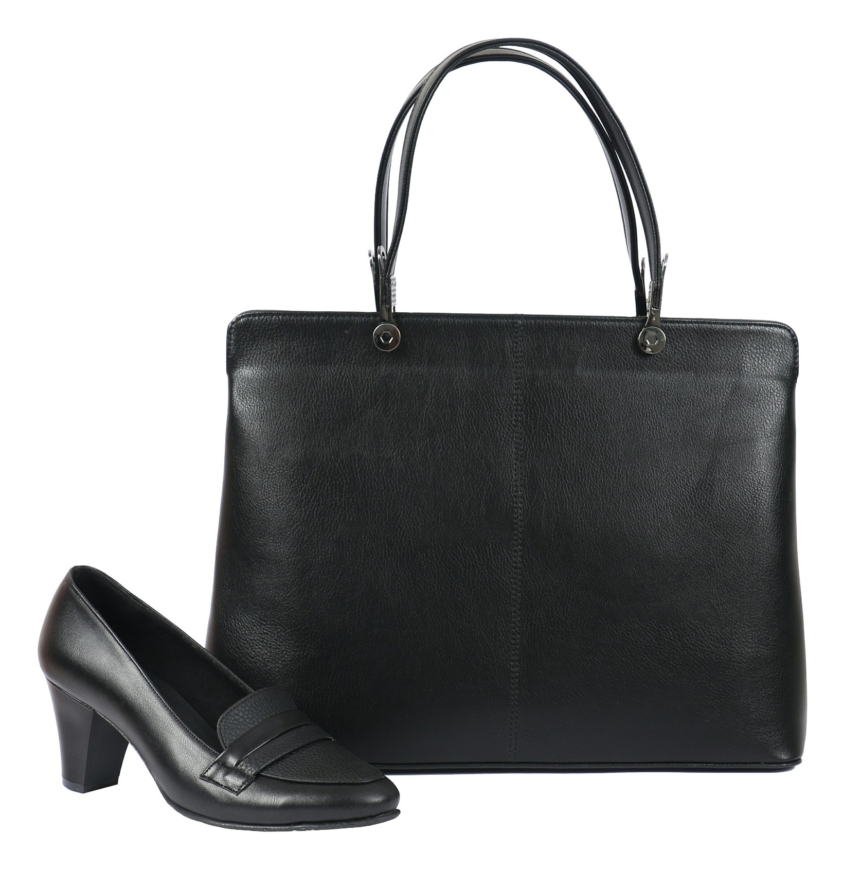ست کیف و کفش زنانه ساینا چرم مدل سورنا
