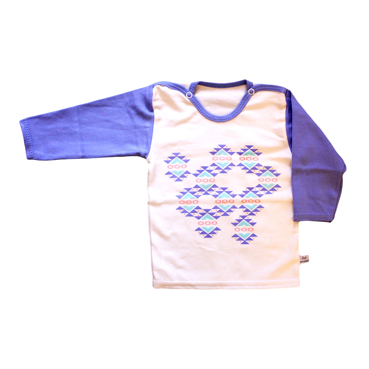 تی شرت نوزادی به آوران طرح هندسی کد 03