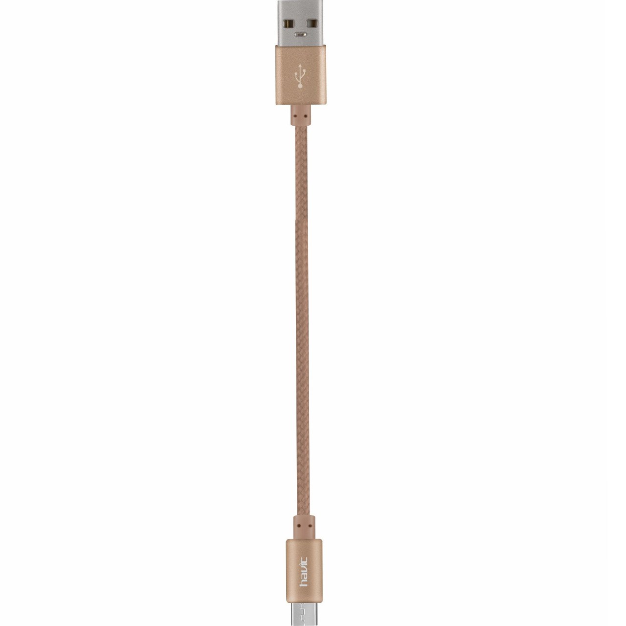 کابل تبدیل USB به microUSB هویت مدل HV-CB628X به طول 0.18 متر