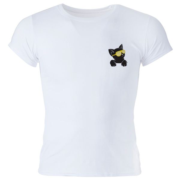 تی شرت زنانه گالری واو طرح بچه گربه کد CT20211Z