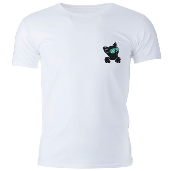 تی شرت مردانه گالری واو طرح بچه گربه کد CT10209Z
