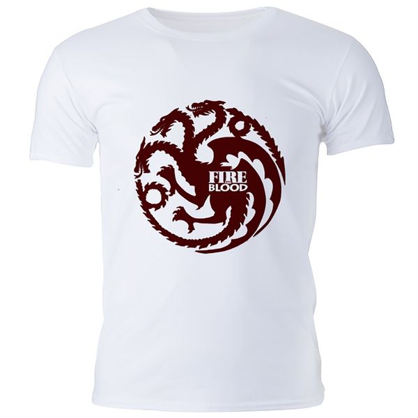 تی شرت مردانه گالری واو طرح Game of thrones Targaryen House کد CT10107