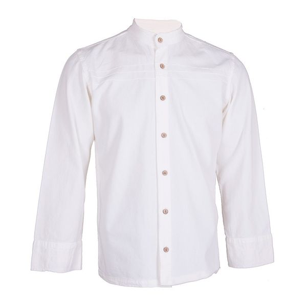 پیراهن مردانه سفید پخش ملودی مدل 6