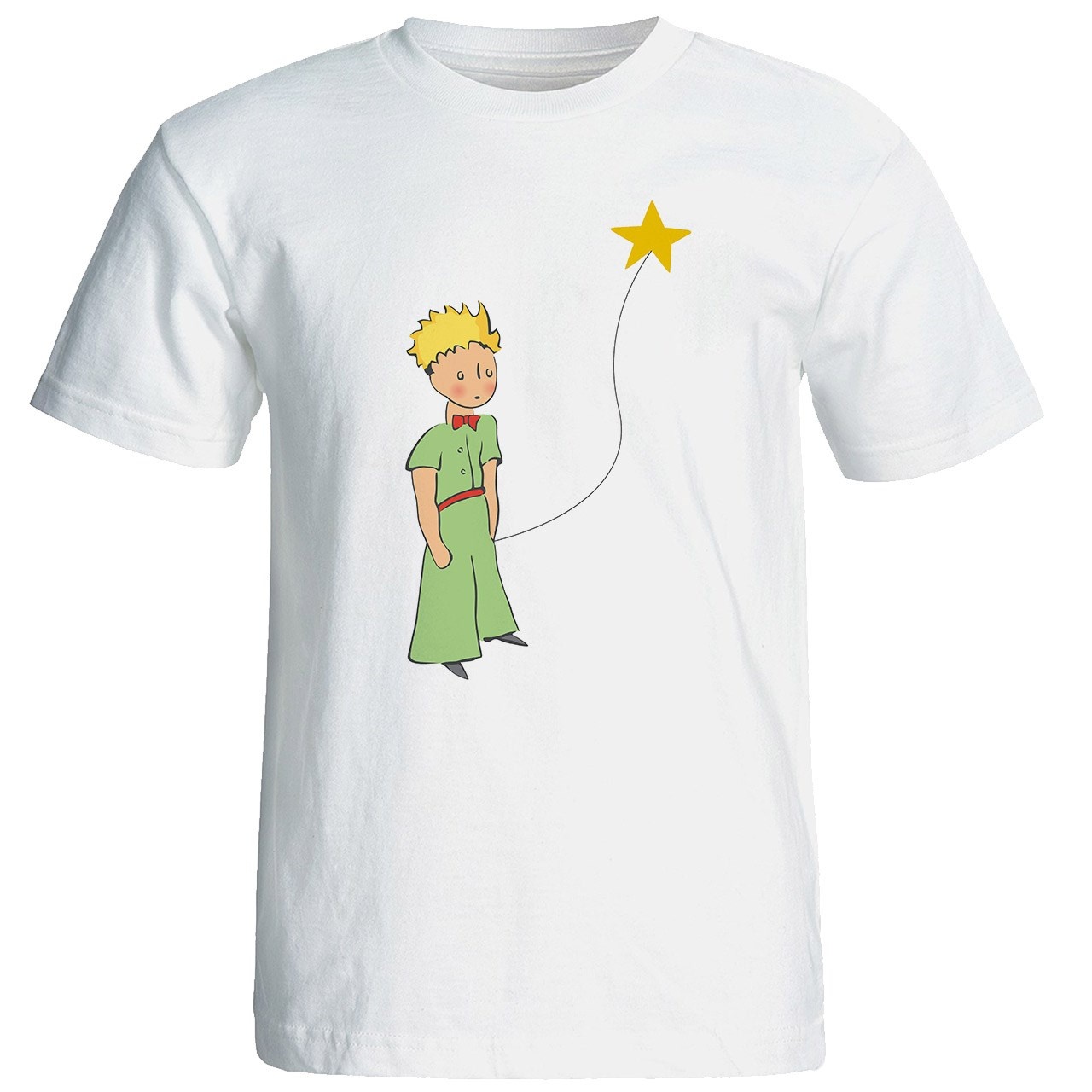 تی شرت آستین کوتاه شین دیزاین طرح شازده کوچولو کد 4284