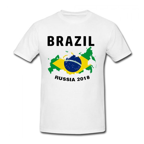 تی‌شرت مردانه متین اسپرت مدل جام جهانی-پرچم برزیل