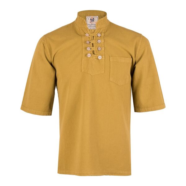 پیراهن مردانه چترفیروزه مدل هشت دکمه آستین کوتاه کد 8