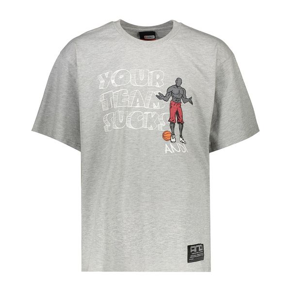تی شرت مردانه اند وان مدل OT007 gray