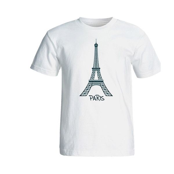 تی شرت آستین کوتاه مردانه شین دیزاین طرح برج ایفل کد 4461