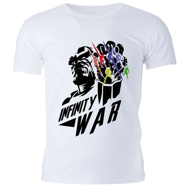 تی شرت مردانه گالری واو طرح Superhero Infinity War کد CT10251
