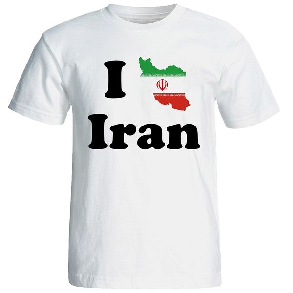 تی شرت آستین کوتاه مردانه شین دیزاین طرح تیم ملی ای لاو ایران کد 4585