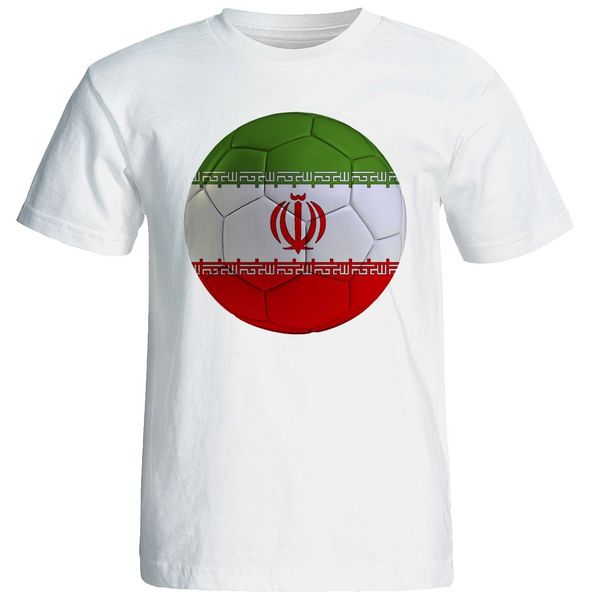 تی شرت آستین کوتاه مردانه شین دیزاین طرح ایران جام جهانی کد 4587