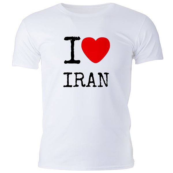 تی شرت مردانه گالری واو طرح ایران کد CT10115
