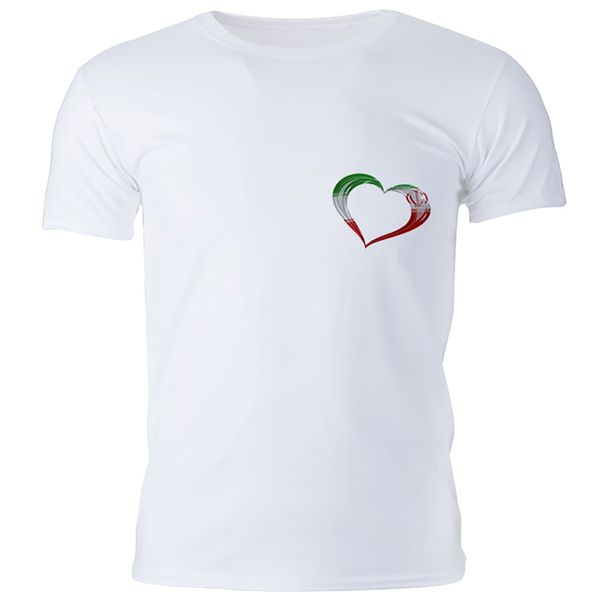 تی شرت مردانه گالری واو طرح ایران کد CT10113z