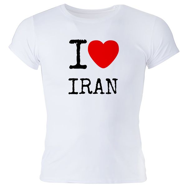 تی شرت زنانه گالری واو طرح ایران کد CT20115