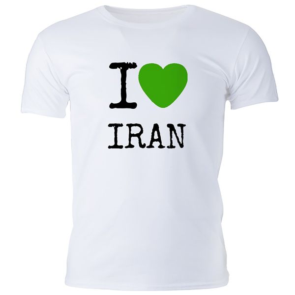 تی شرت مردانه گالری واو طرح ایران کد CT10117